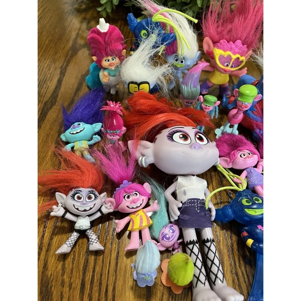 Trolls Dreamworks‎ Movies Mixed Lot 20 Figures Toys & Play Pack Dolls Hasbro